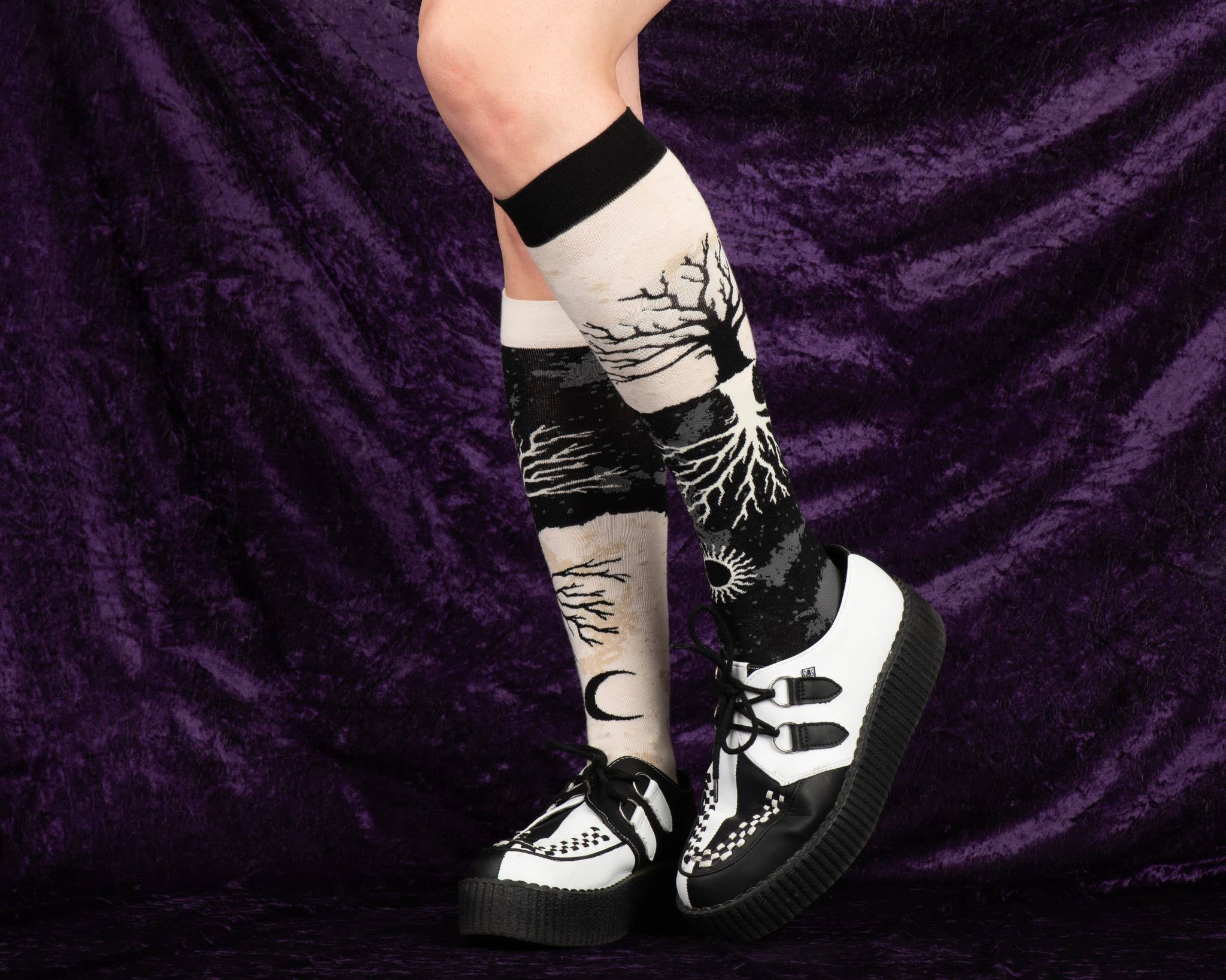 As Above So Below Tree Knee High Socks - Angel's House of Design Co.