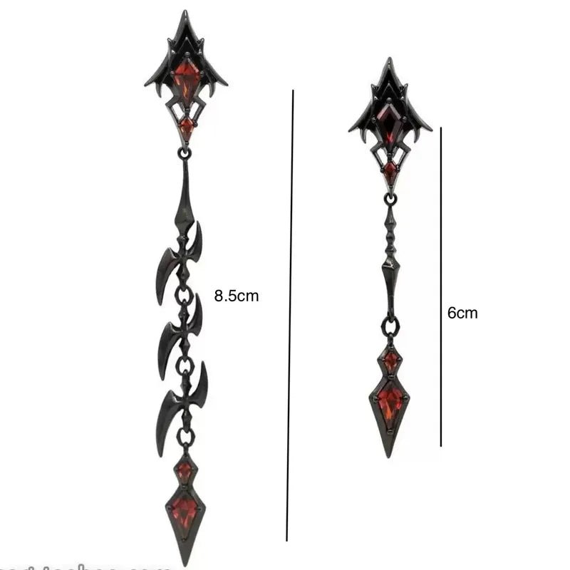Asymmetrical Fish Bone Stud Earrings - Angel's House of Design Co.