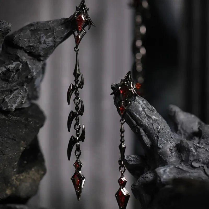 Asymmetrical Fish Bone Stud Earrings - Angel's House of Design Co.