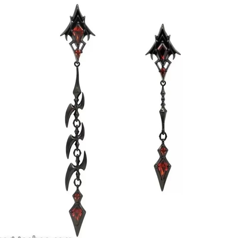 Asymmetrical Fish Bone Stud Earrings - Angel's House of Design Co.