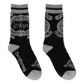 At Rest Coffin Plaque Crew Socks - Angel's House of Design Co.