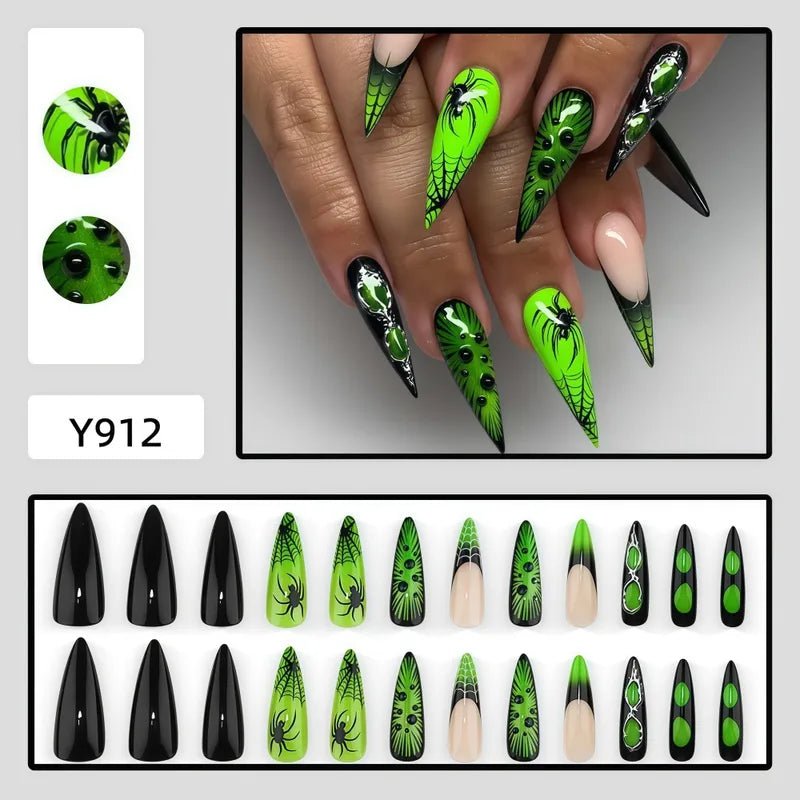 Atomic Spider Nail Set - Angel's House of Design Co.