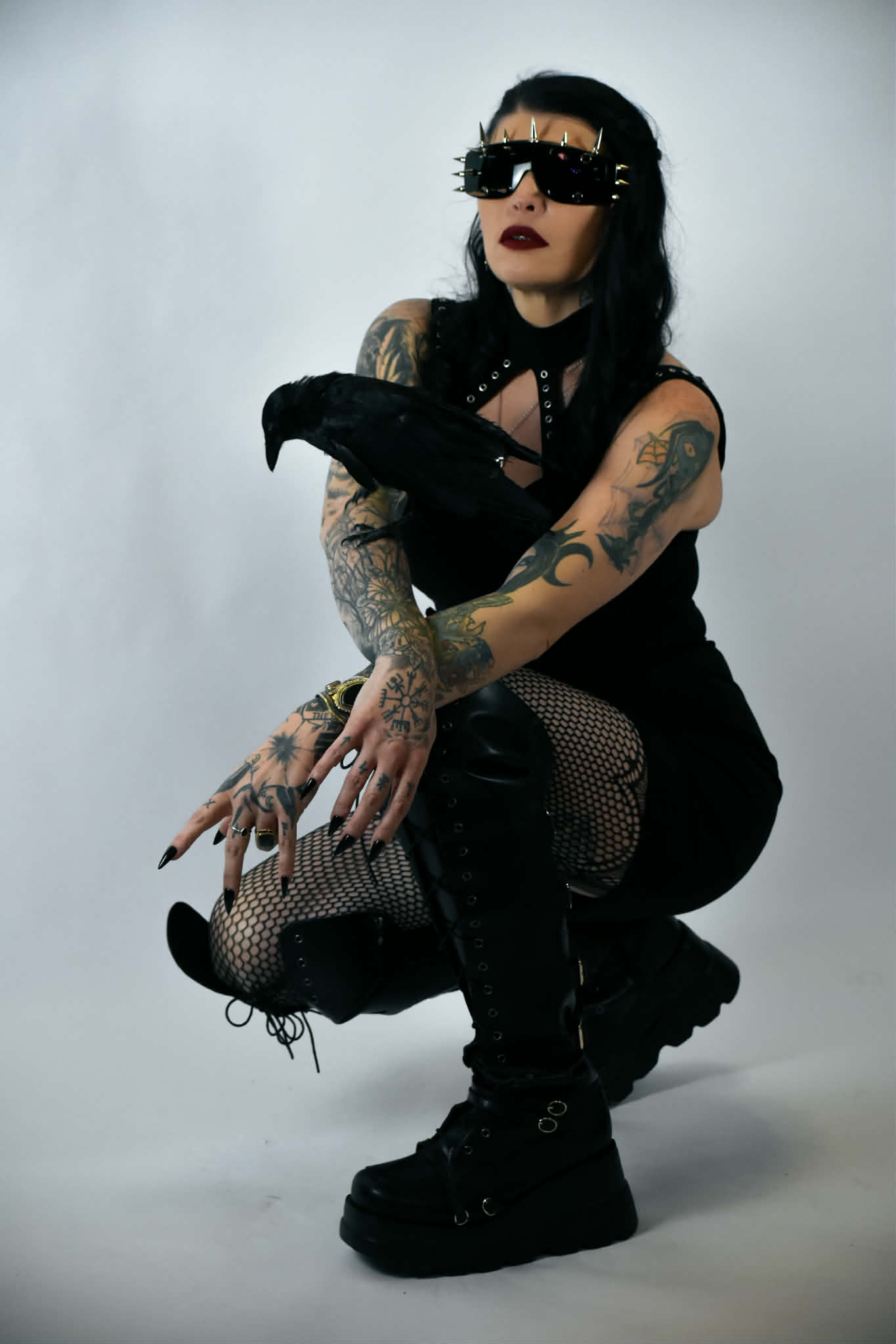 Eyelet Strap  Bodycon Dress