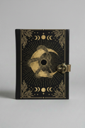 Snake and Moon | Leather Journal | Blank Vintage Journal