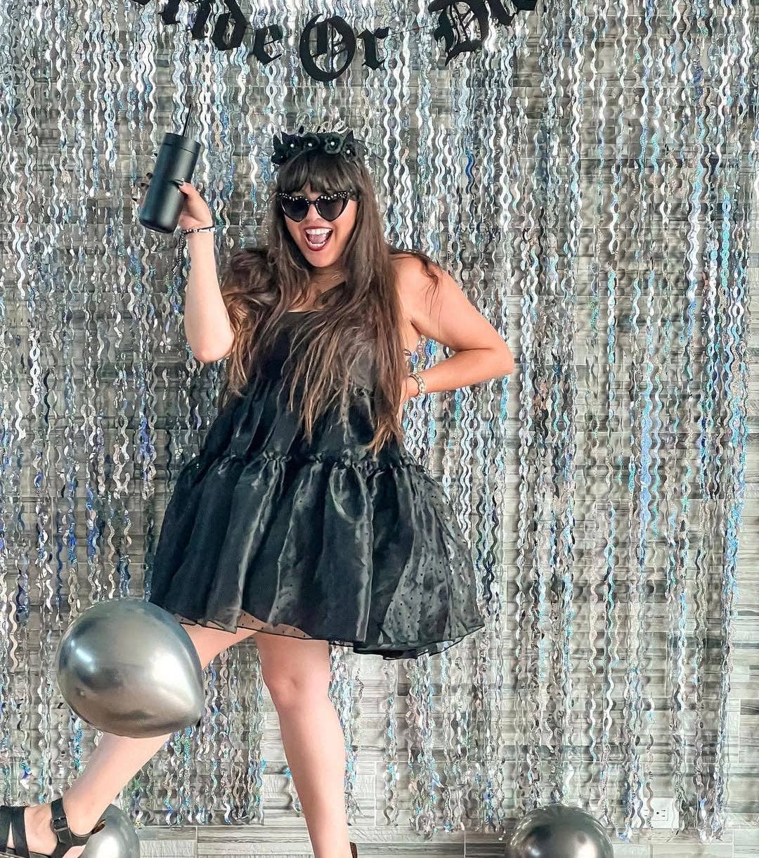 Til Death Black Heart Rhinestone Sunglasses