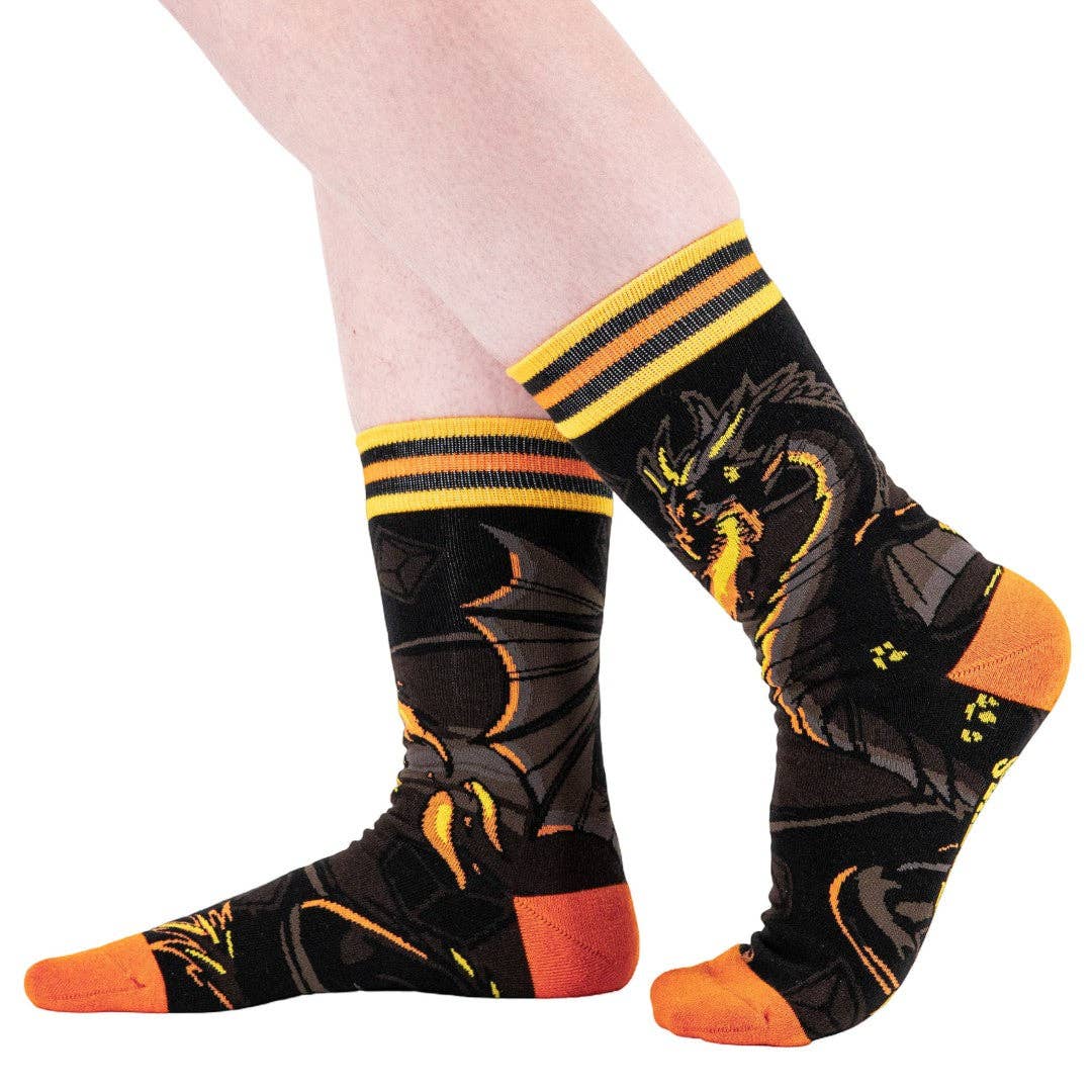 Dragon's Flame Crew Socks