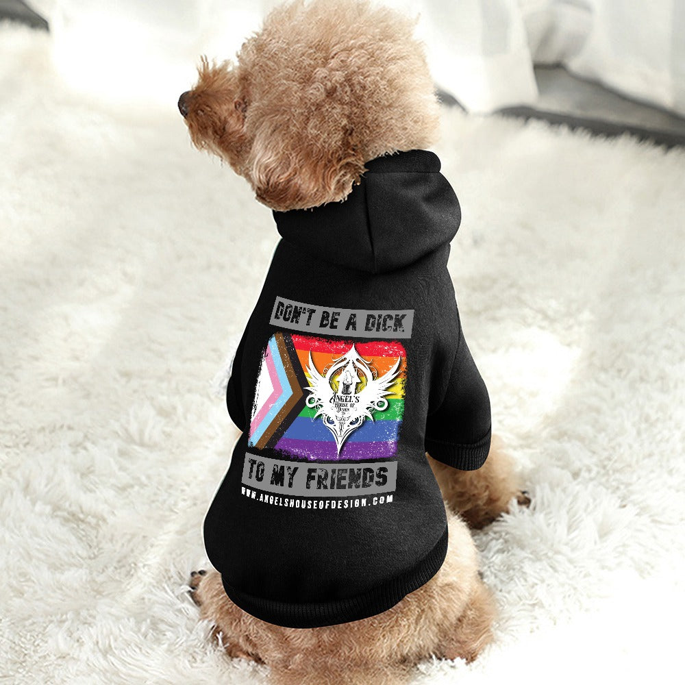 Pet Suit with Hat Black PRIDE 2025