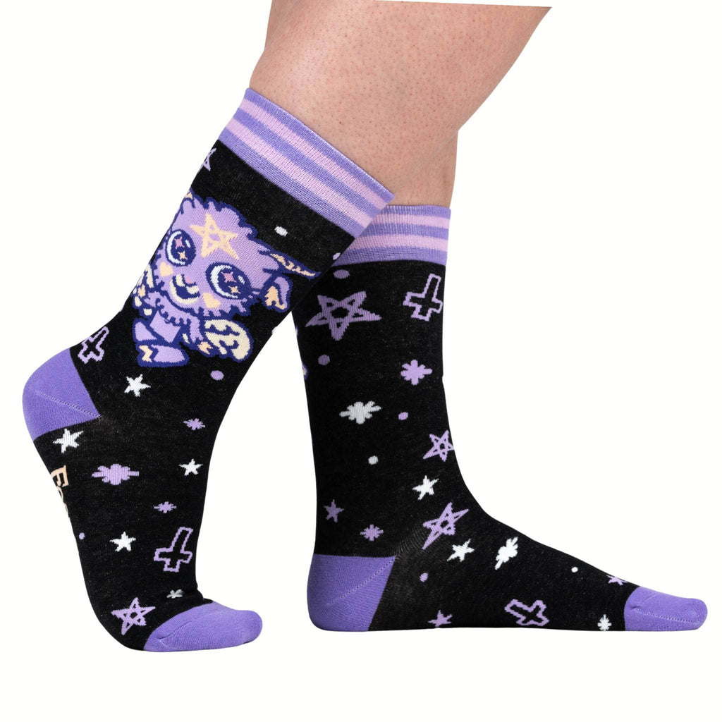 Baby Baphomet Crew Socks - Angel's House of Design Co.