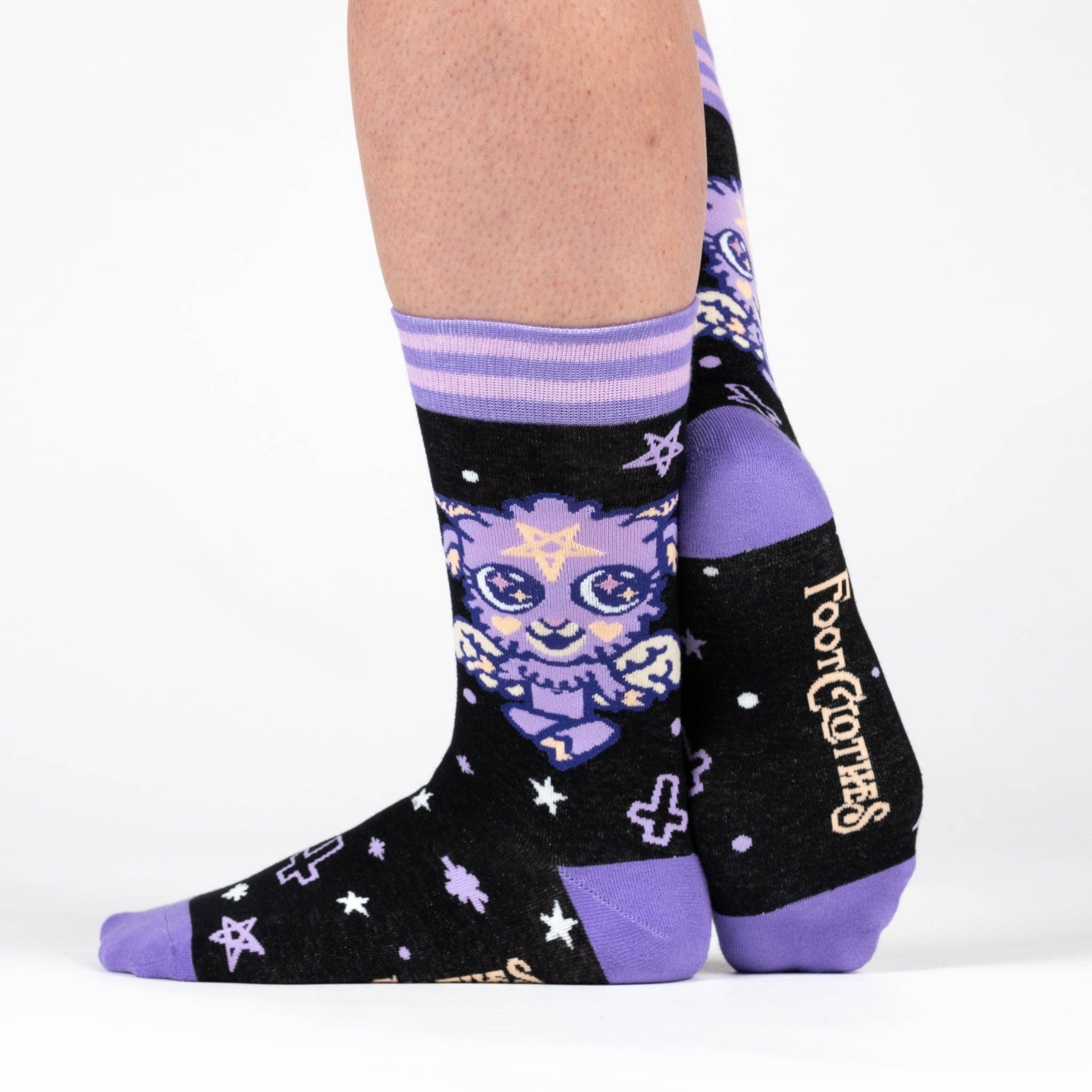 Baby Baphomet Crew Socks - Angel's House of Design Co.