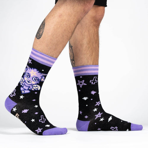 Baby Baphomet Crew Socks - Angel's House of Design Co.
