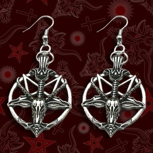 Baphomet Earrings - Angel's House of Design Co.