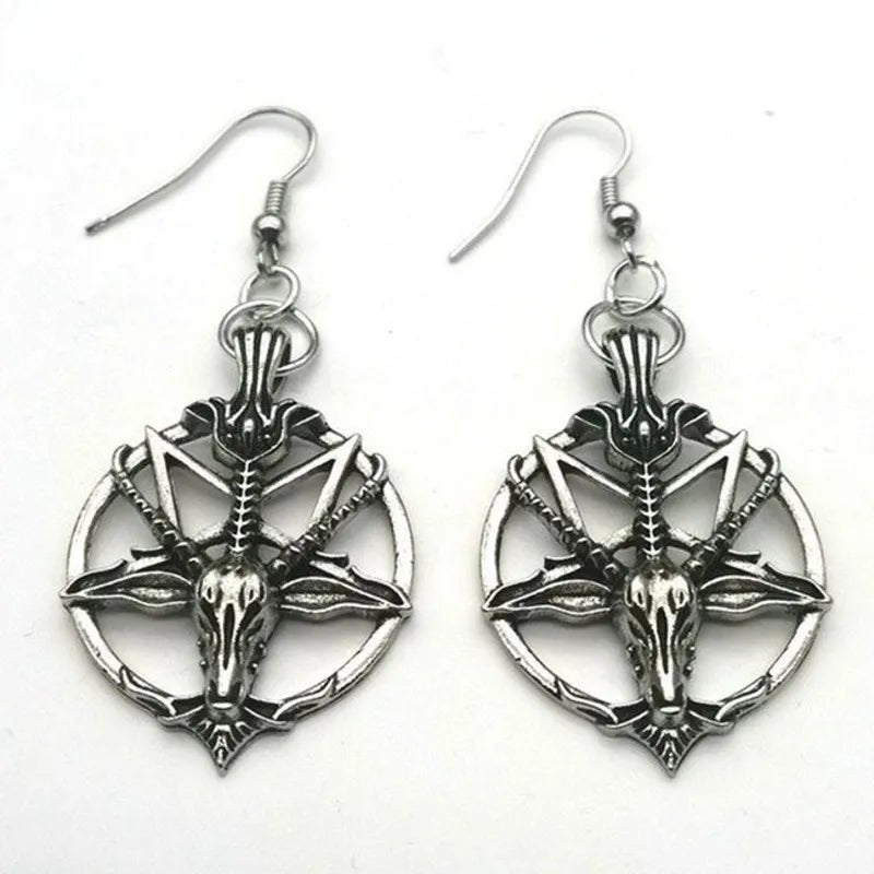 Baphomet Earrings - Angel's House of Design Co.