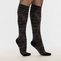 Bat Damask Knee High Socks - Angel's House of Design Co.