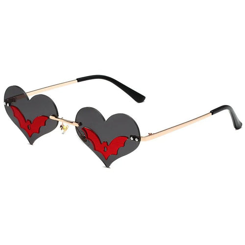 Bat Heart Sunglasses - Angel's House of Design Co.