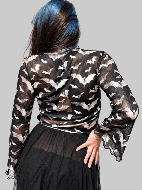 Bat Mesh Top - Angel's House of Design Co.