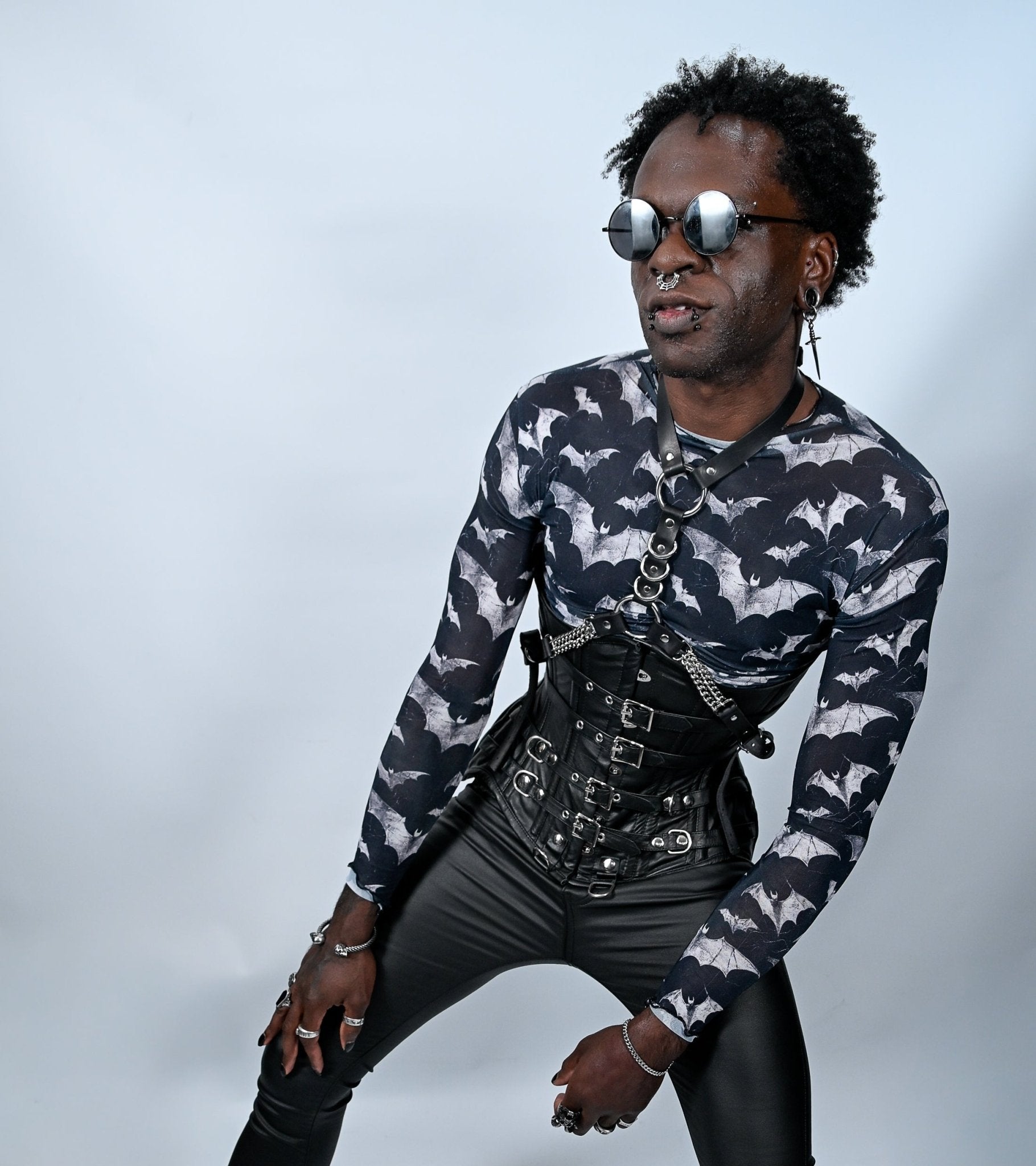 Bat Mesh Unisex Long Sleeve Shirt - Angel's House of Design Co.