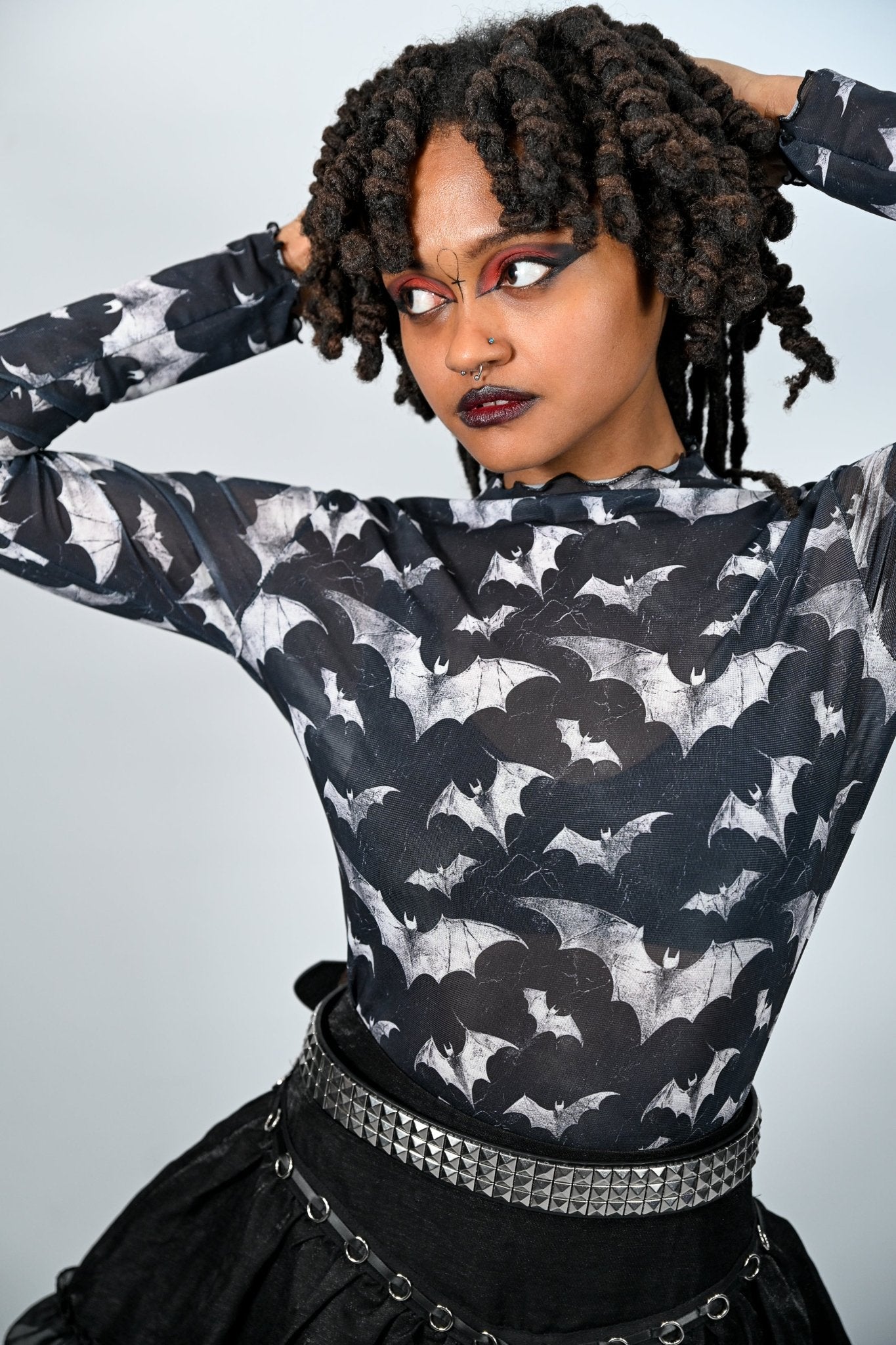 Bat Mesh Unisex Long Sleeve Shirt - Angel's House of Design Co.
