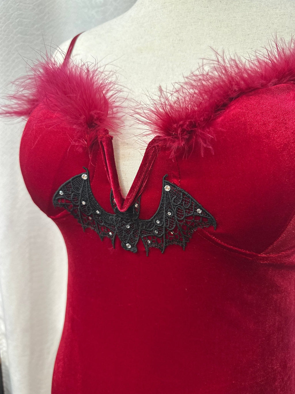 Bat Slipper Dress Plus Size - Angel's House of Design Co.