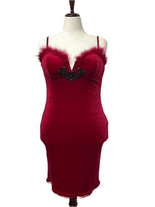 Bat Slipper Dress Plus Size - Angel's House of Design Co.