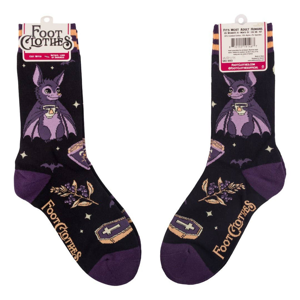 Batrick, Lord of Darkness Crew Socks - Angel's House of Design Co.