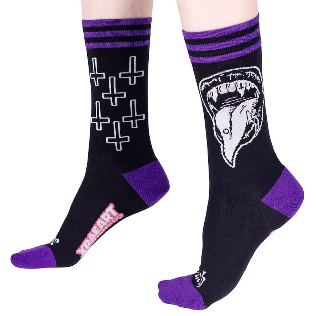 Bite Me Bitch Crew Socks - Angel's House of Design Co.