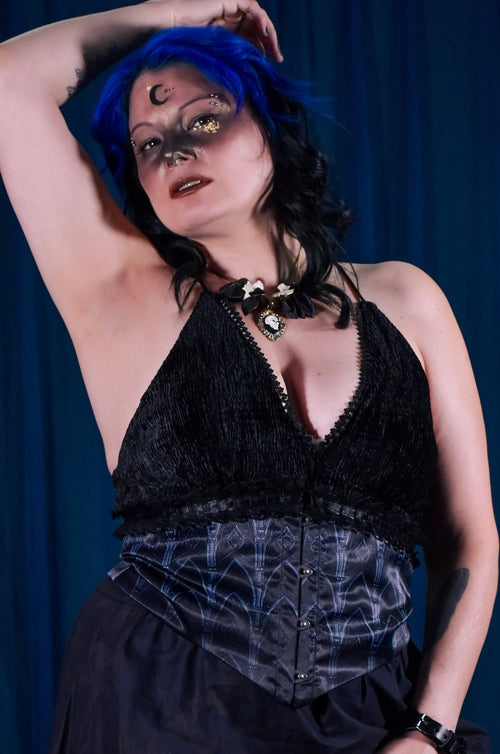 Black Bermuda Triangle Top - Angel's House of Design Co.
