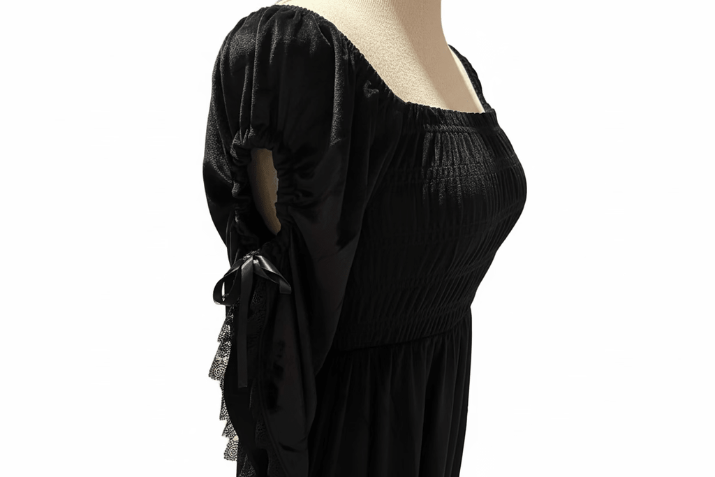 Black Gothic Baby Doll Dress - Angel's House of Design Co.