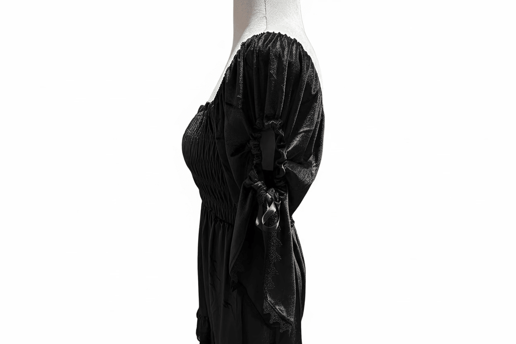 Black Gothic Baby Doll Dress - Angel's House of Design Co.