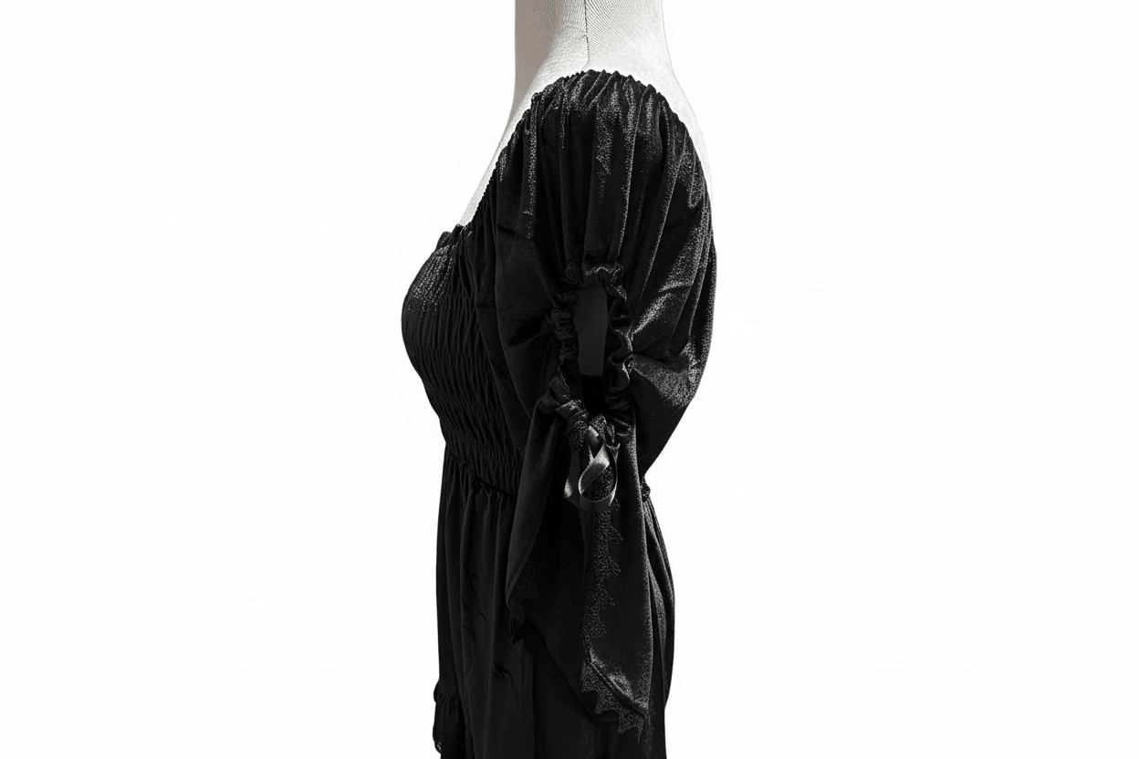 Black Gothic Baby Doll Dress - Angel's House of Design Co.