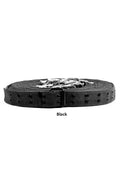 Black or White 2 Hole Belt - Angel's House of Design Co.
