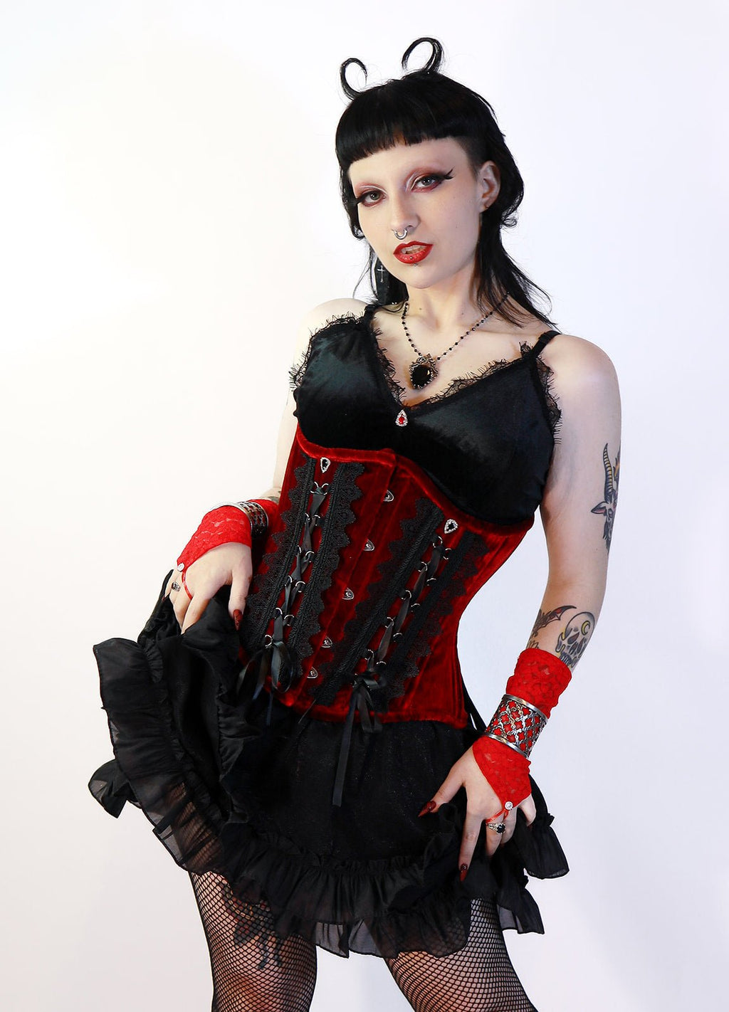 Black Ruffle Skirt - Angel's House of Design Co.