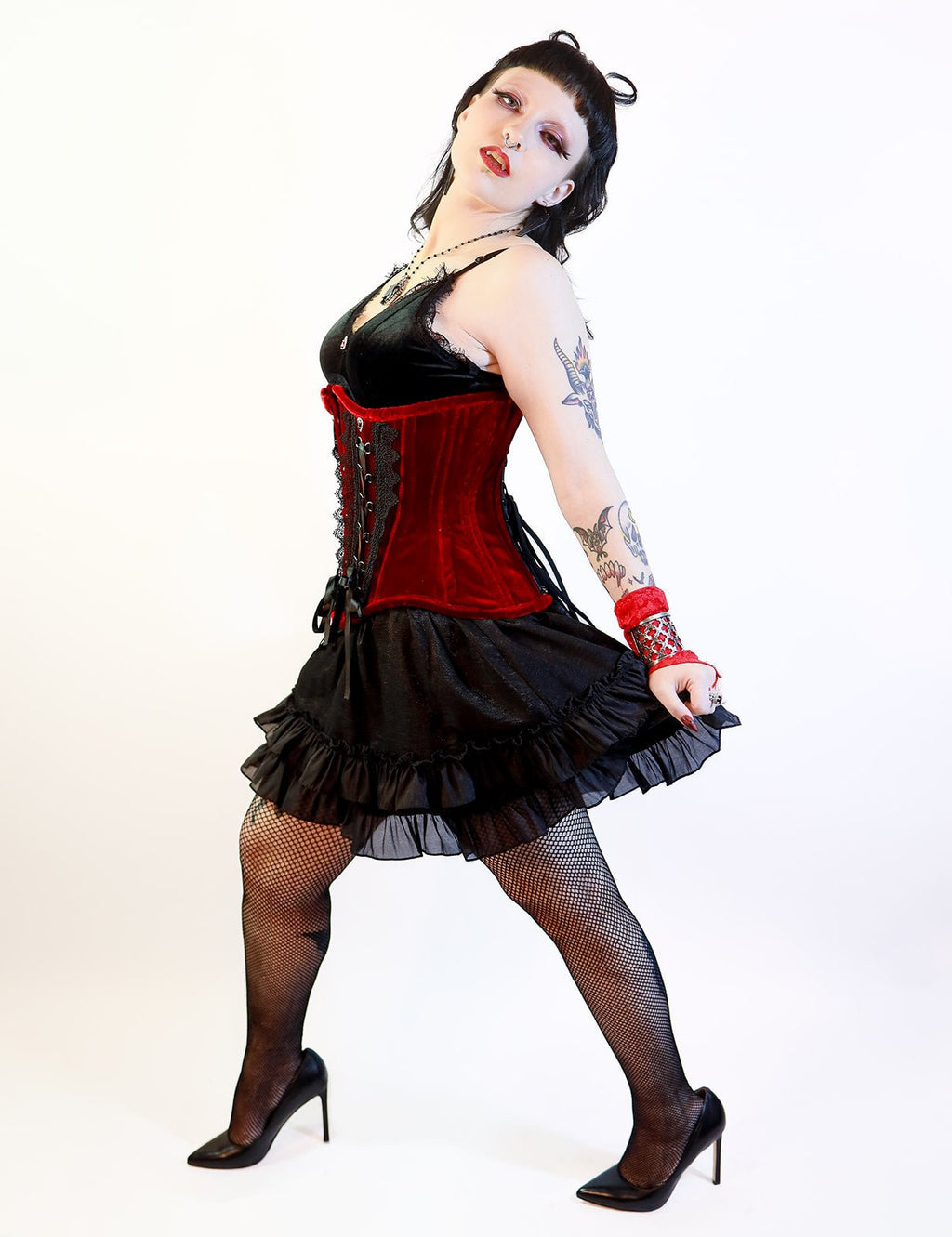 Black Ruffle Skirt - Angel's House of Design Co.