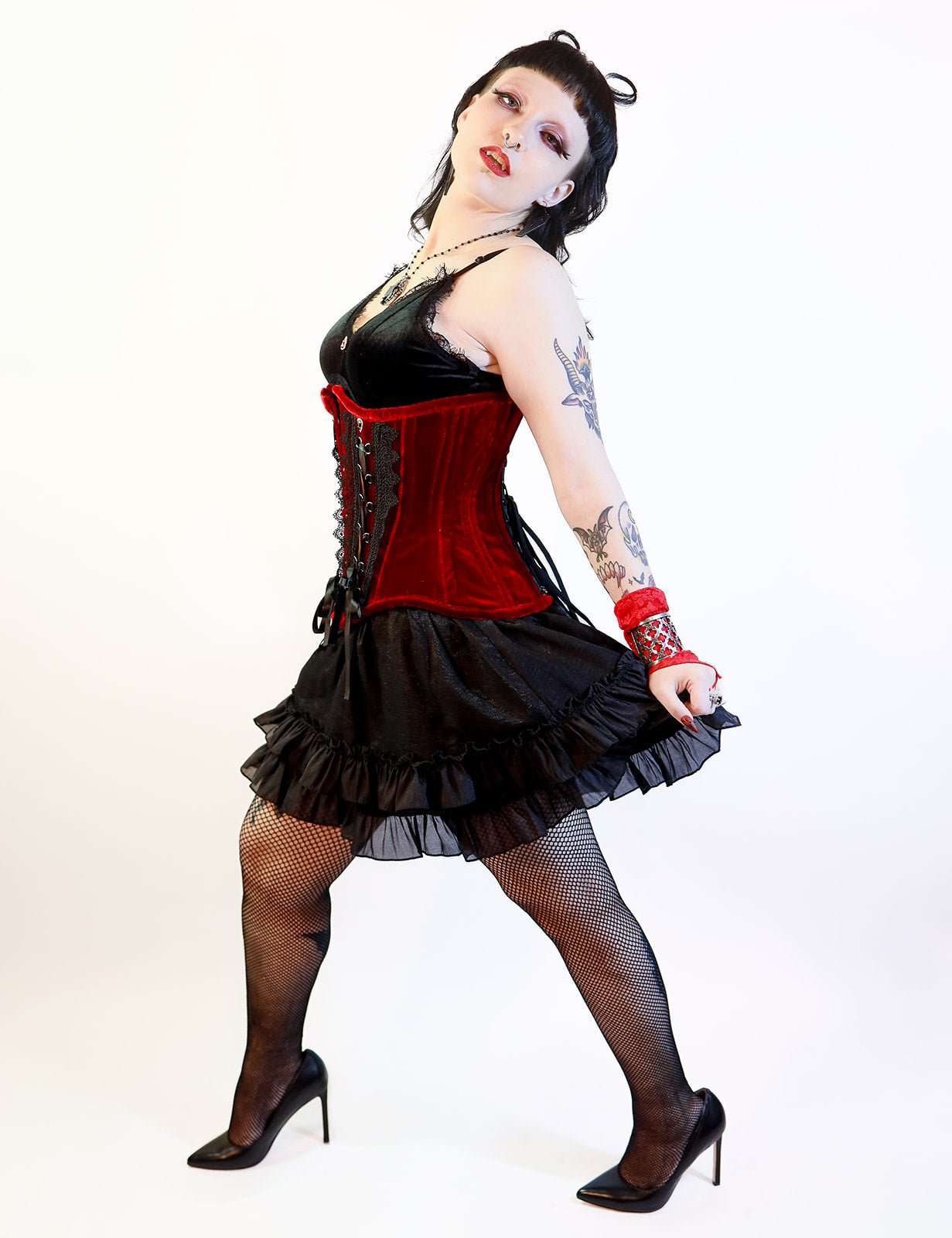 Black Ruffle Skirt - Angel's House of Design Co.