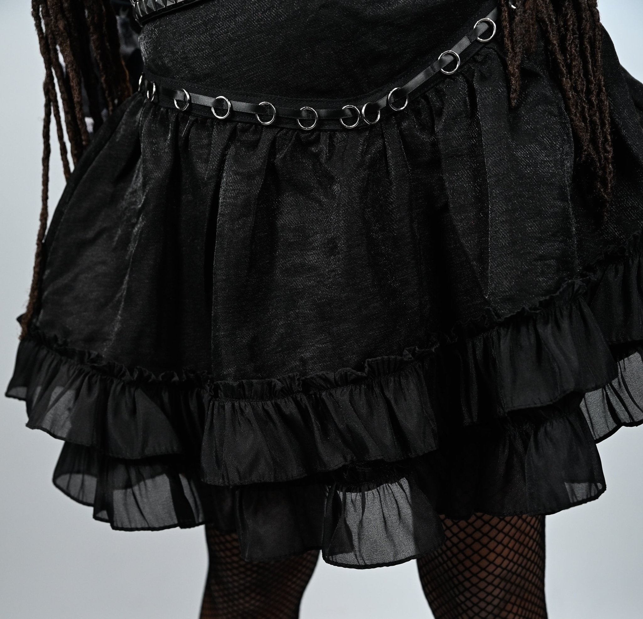 Black Ruffle Skirt - Angel's House of Design Co.