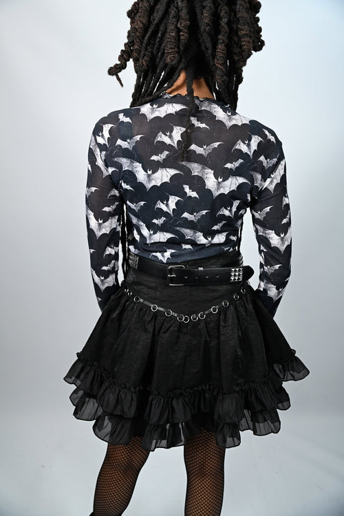 Black Ruffle Skirt - Angel's House of Design Co.