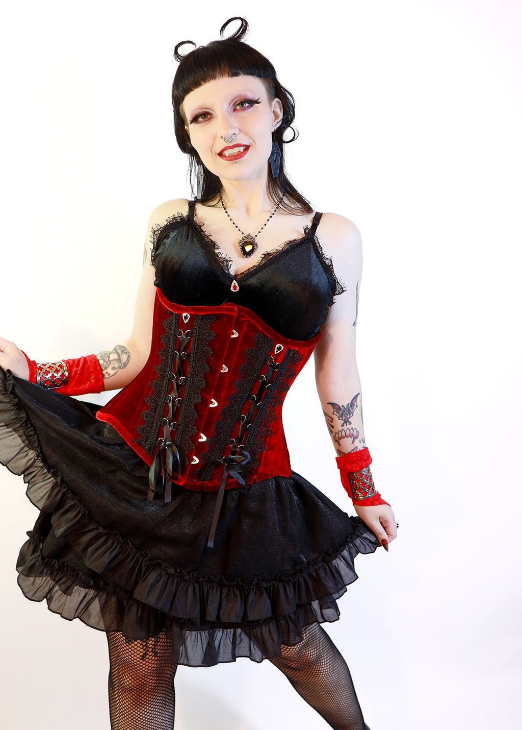 Black Ruffle Skirt - Angel's House of Design Co.