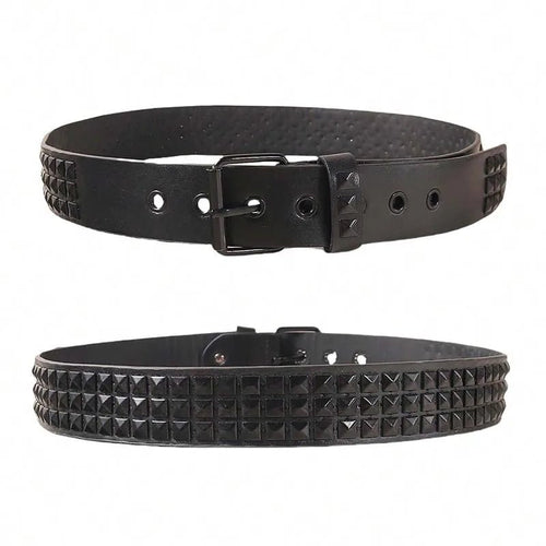 Black Studded Belt - Angel's House of Design Co.