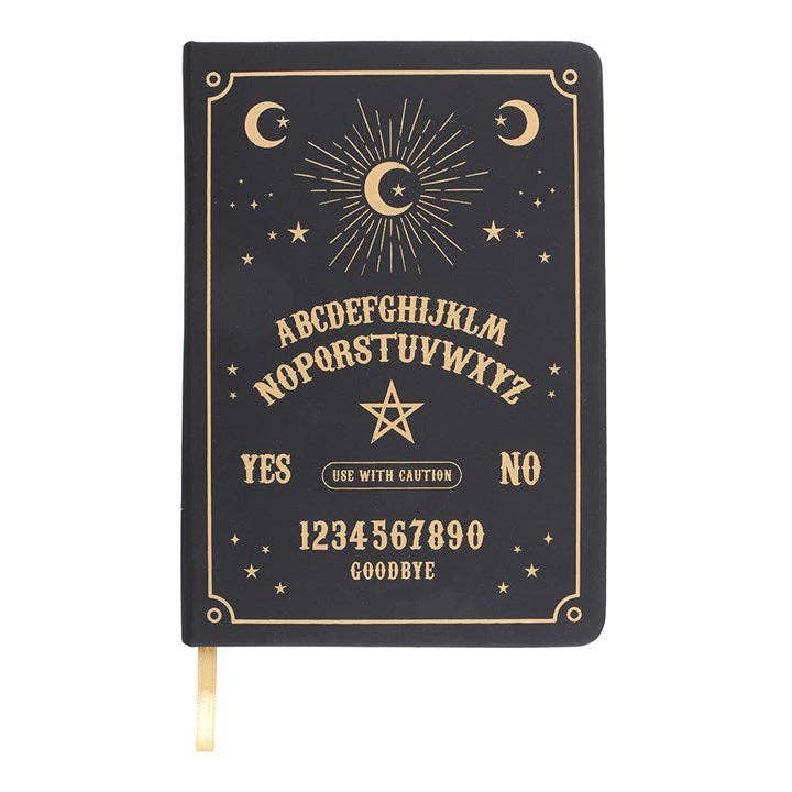 Black Talking Board A5 Notebook - Angel's House of Design Co.