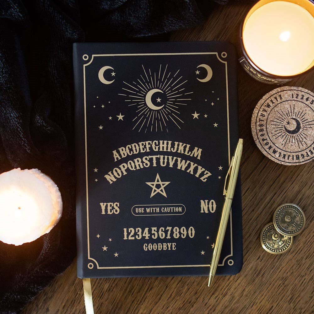 Black Talking Board A5 Notebook - Angel's House of Design Co.