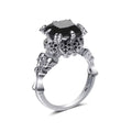Skull Diamond Rings with Cubic Zirconia - Angel's House of Design Co.