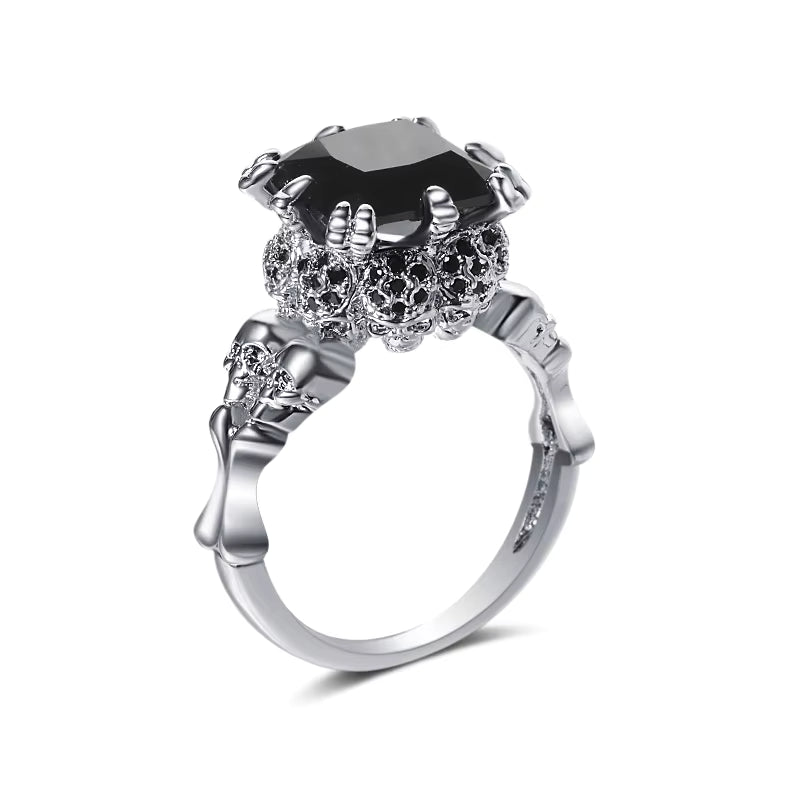 Skull Diamond Rings