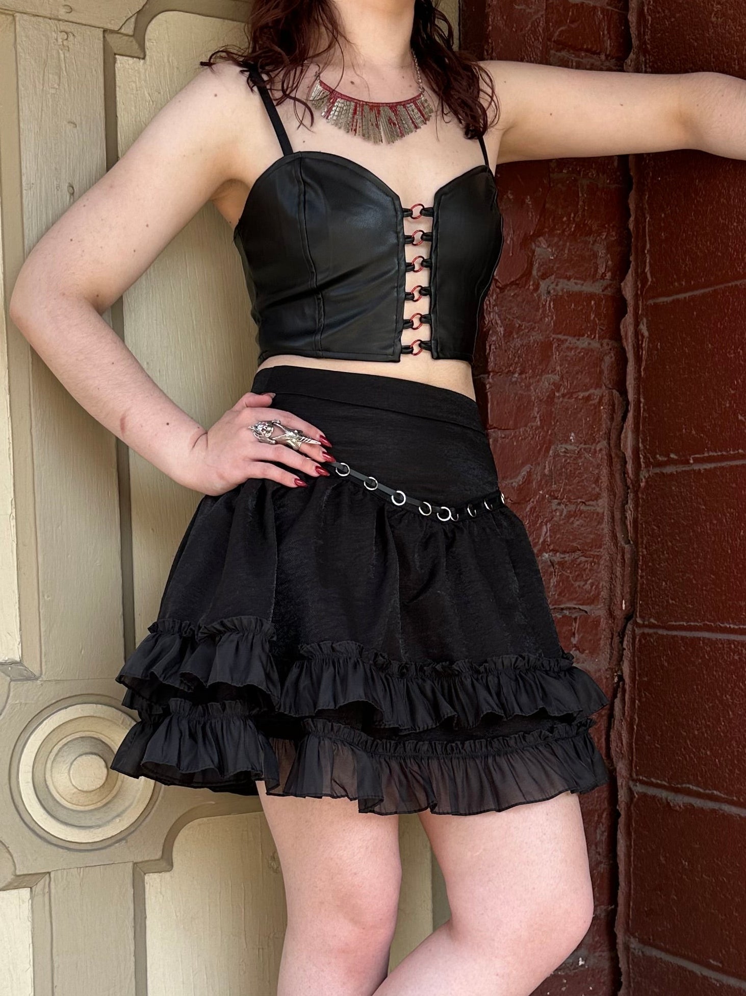 Blades Fitted Top with Side Zipper - Angel's House of Design Co.