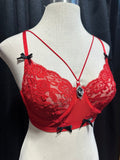 Blood Rose Bat Bra - Angel's House of Design Co.