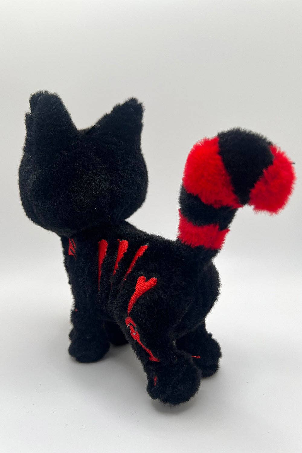Blood Skelekitty Plush Keychain - Angel's House of Design Co.