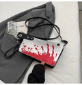 Bloody Knife Purse with Crossbody Strap - Angel's House of Design Co.