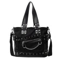 Bondage Handbag in Canvas and PU Leather - Angel's House of Design Co.