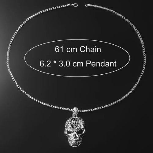 Brain Buster Skull Necklace - Angel's House of Design Co.
