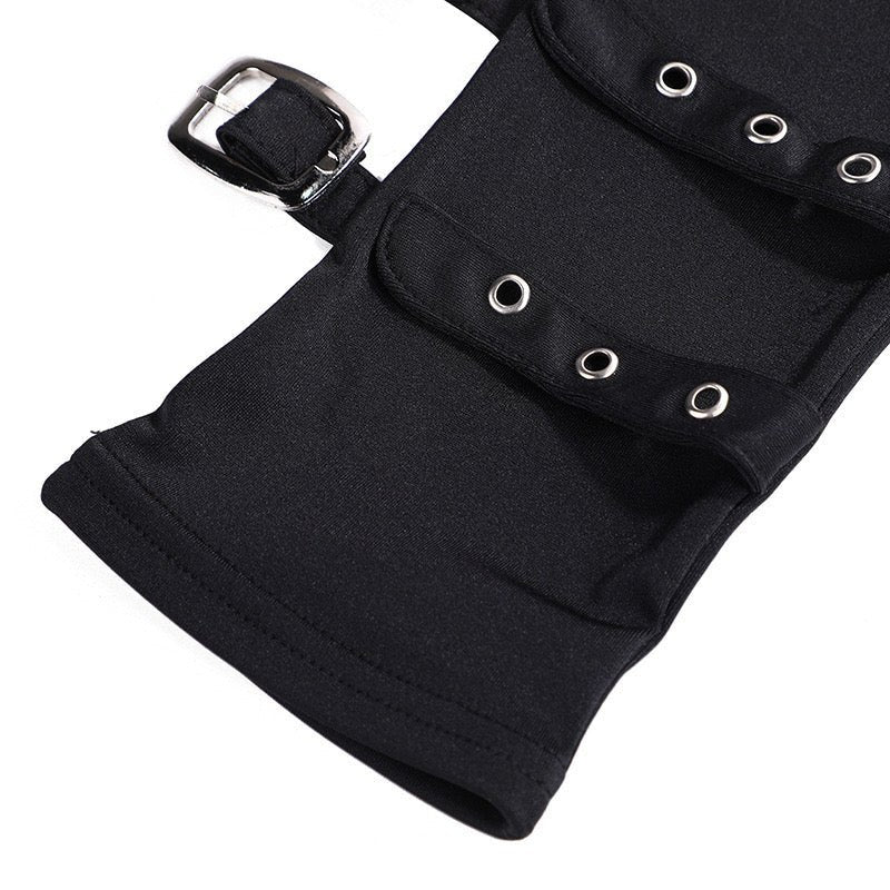 Buckle Fingerless Gloves - Angel's House of Design Co.