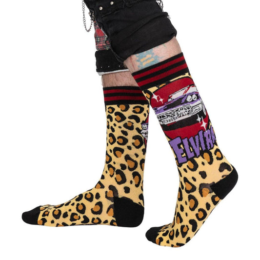 Elvira Macabre Mobile Crew Socks