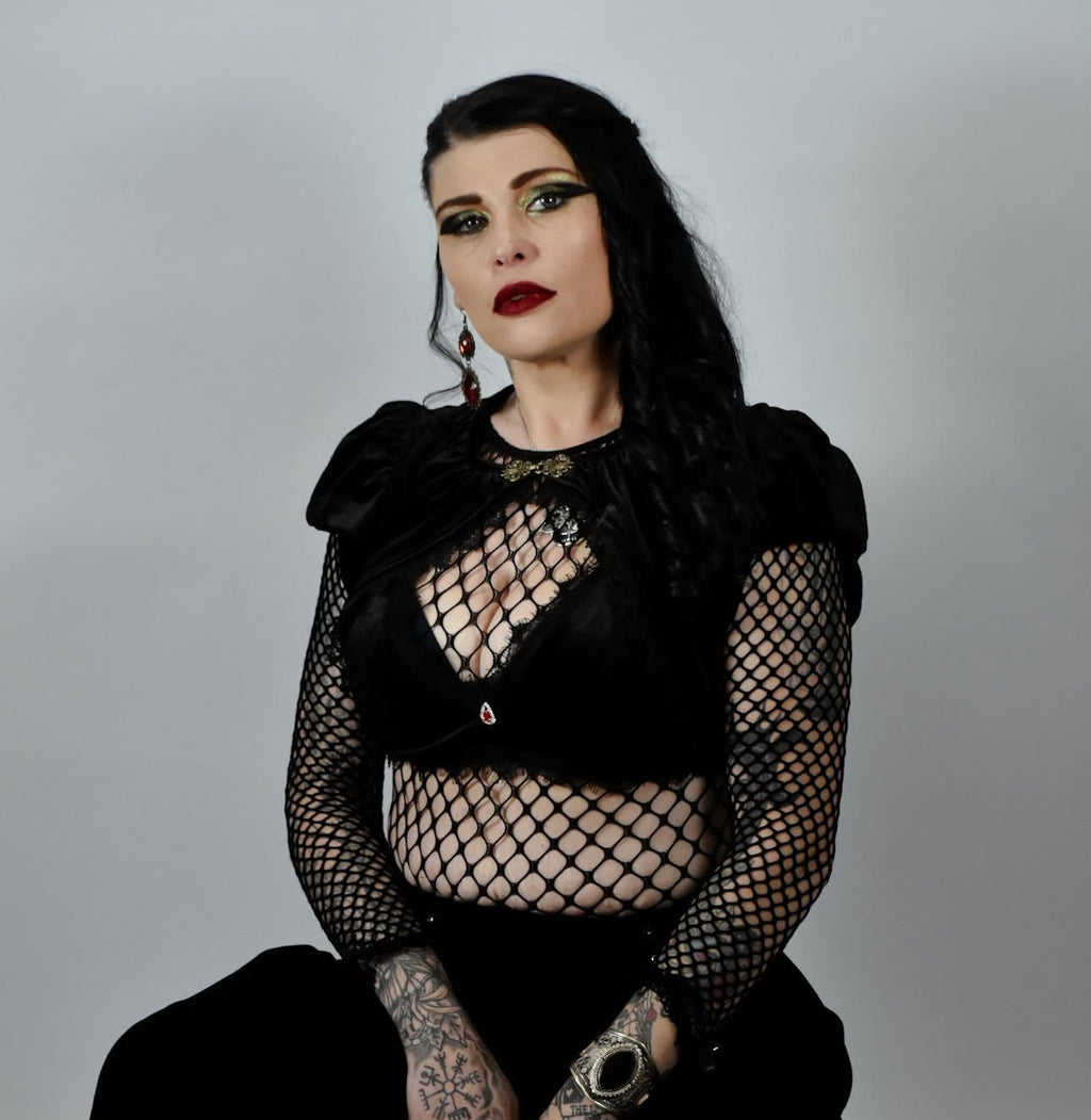 Little Velvet Shrug with Cap Sleeves - Angel's House of Design Co.